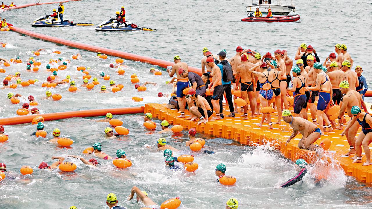 新世界維港泳11.10舉行 4000名額 優悠組設同行者一齊渡海泳