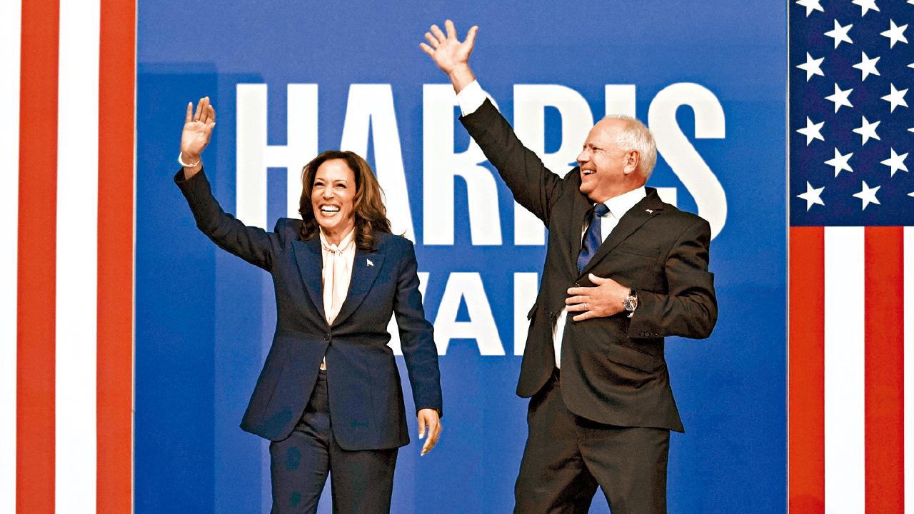 國際分析｜盼與沃爾茲各施其職 賀錦麗冀保藍牆州份