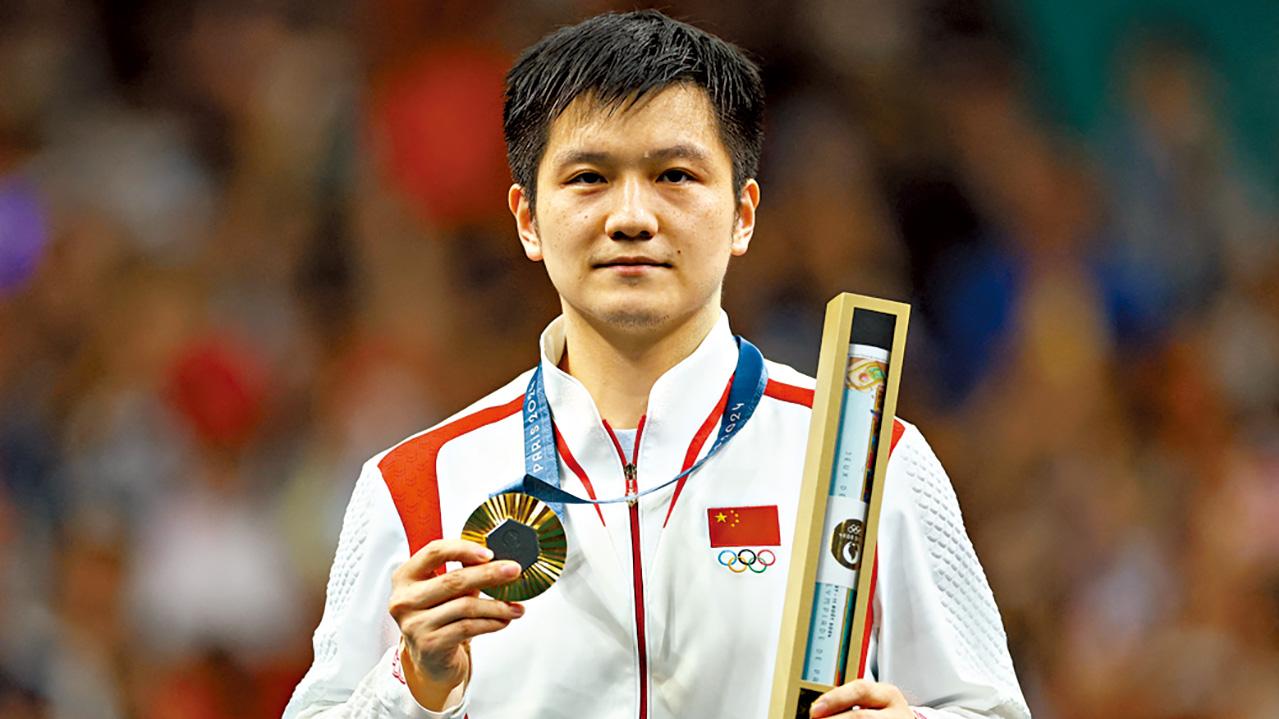 巴黎奧運｜決賽挫瑞典六角戰士 樊振東為中國保乒乓男單金牌