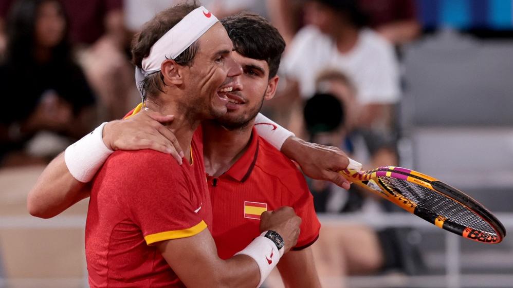 拿度與艾卡拉斯八強止步。(路透社)