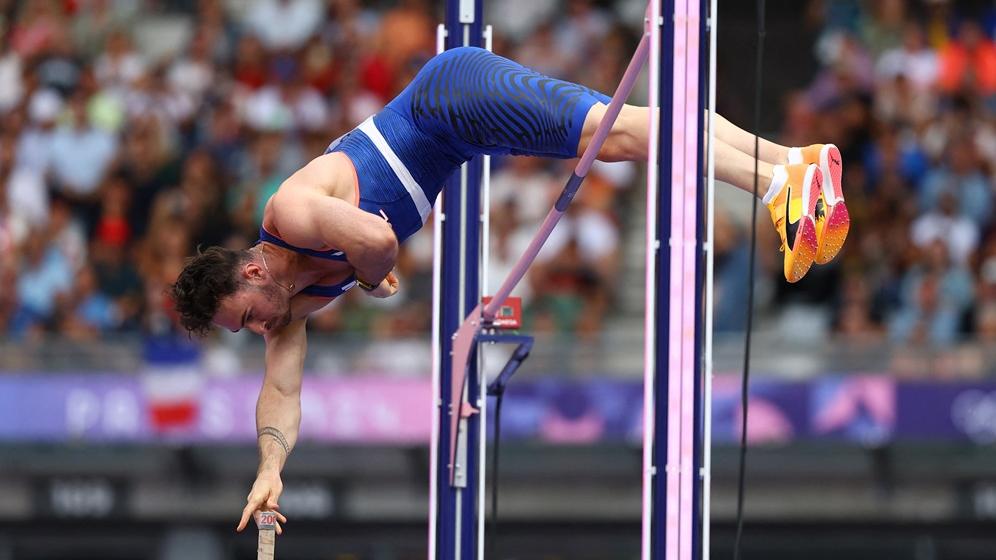 法國的撐桿跳選手艾米拉迪。(路透社)