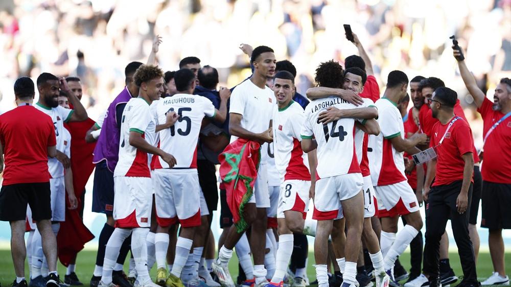 摩洛哥在銅牌戰6:0大勝埃及。(路透社)