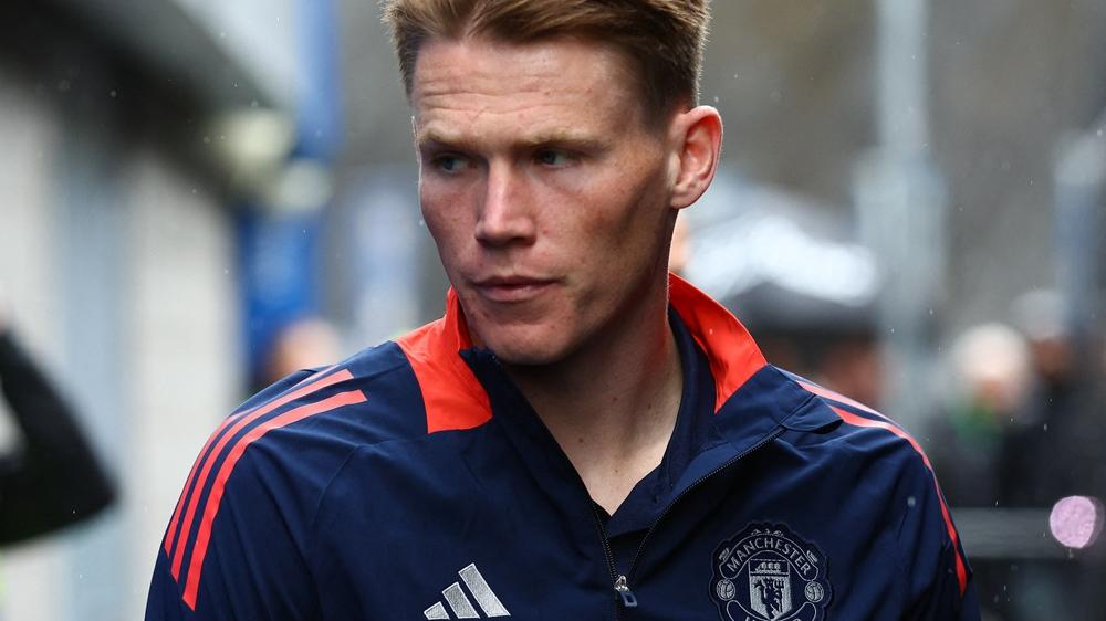 曼聯中場麥湯米尼。(路透社)