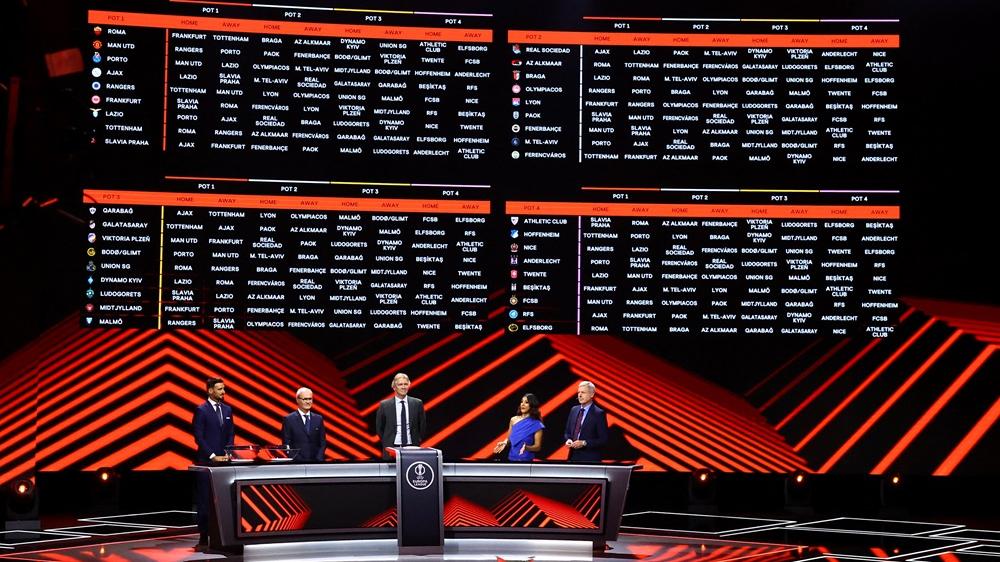 歐霸盃完成聯賽階段抽籤。(路透社)