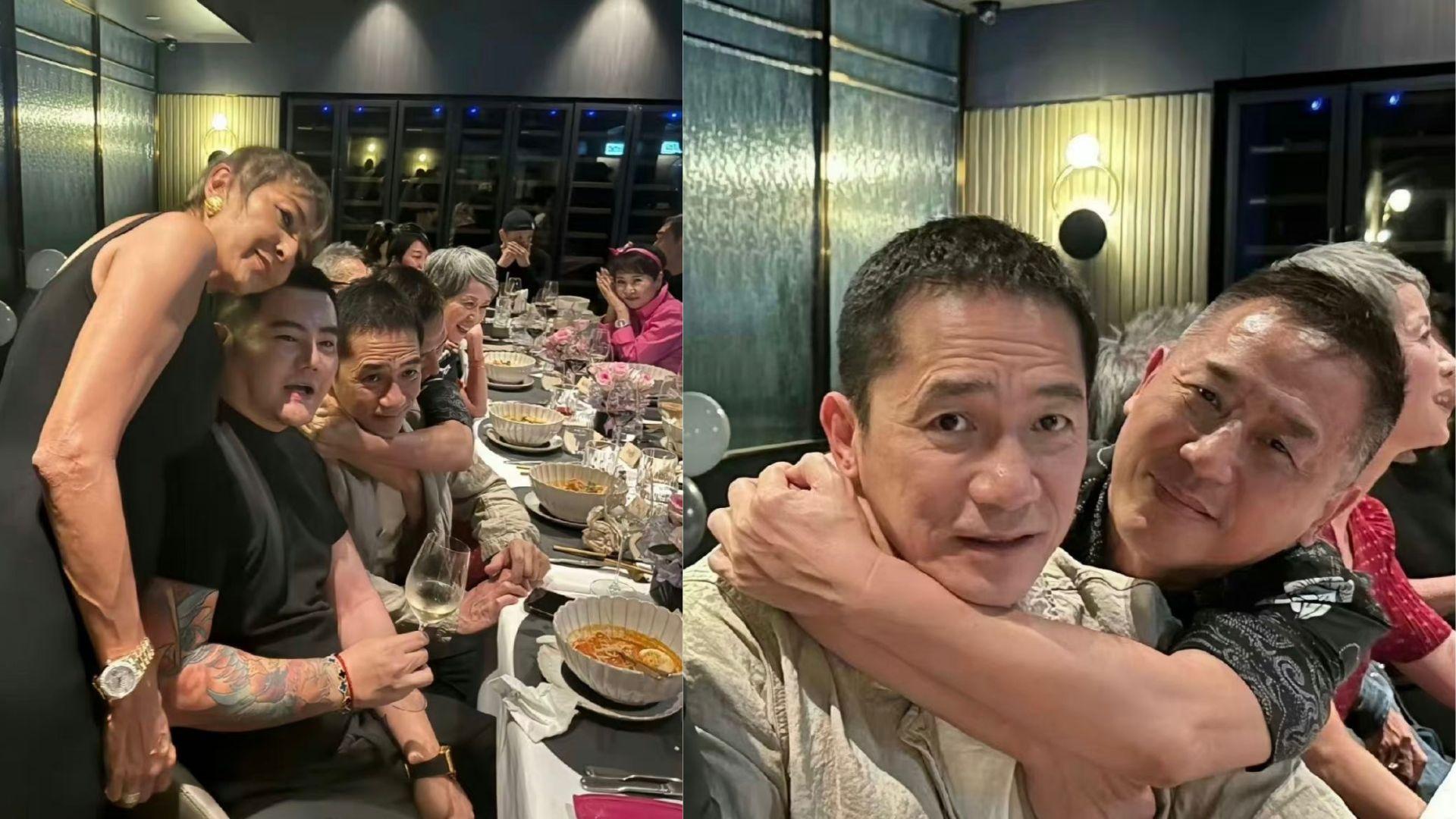 唐鶴德賀上山詩鈉60大壽 化身樹熊攬實梁朝偉