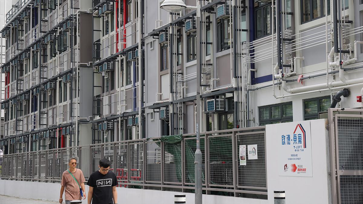 「啟德・東寓」有單位入伙一個多月後，出現漏水、內牆滲水發霉等問題。(資料圖片／吳康琦攝)