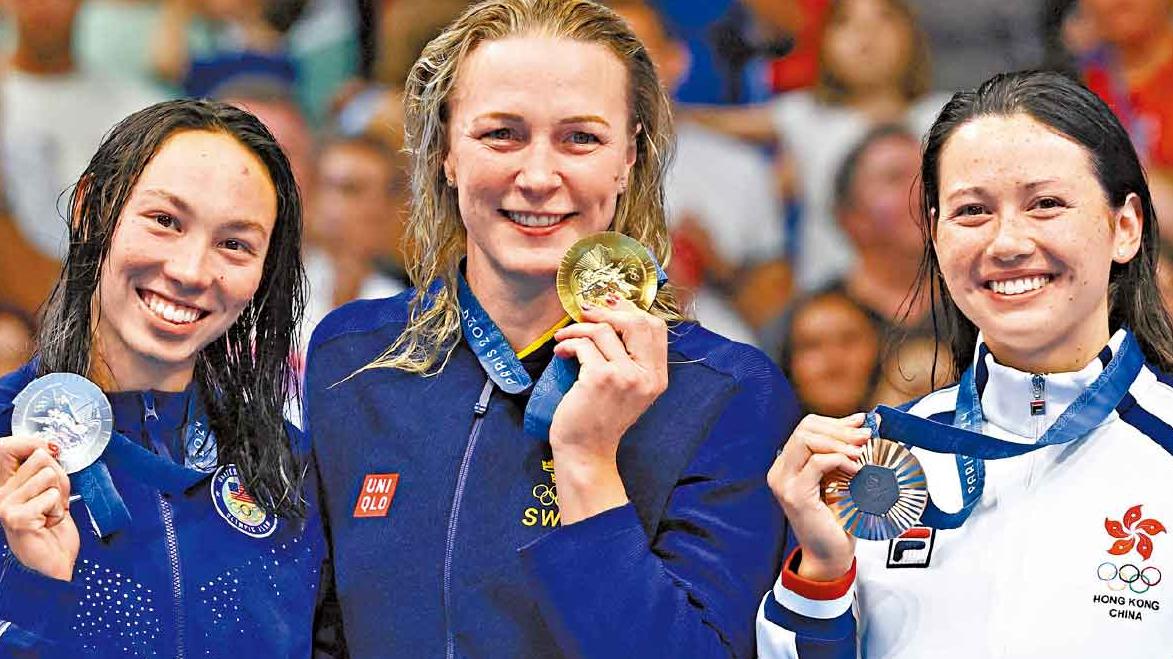 何詩蓓100米自由泳再摘銅 王敏超讚心態正面為人低調