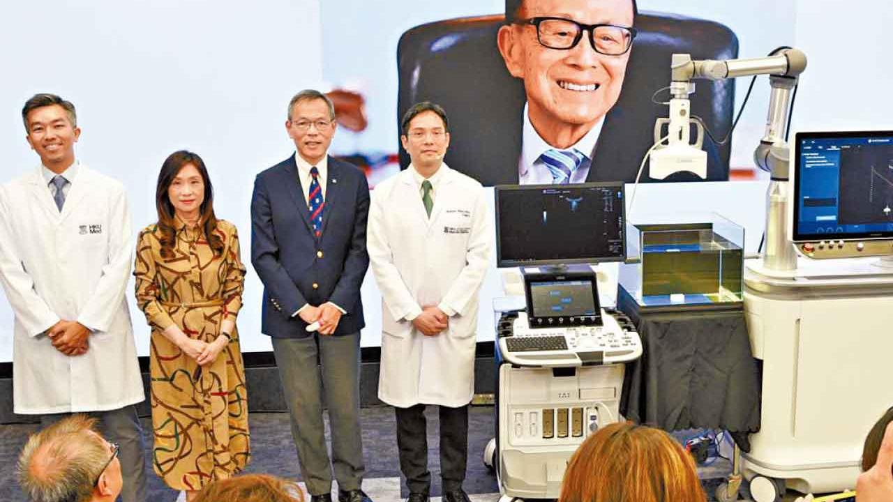 李嘉誠基金投放600萬美元捐新儀器治肝癌