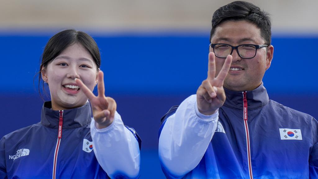 南韓在射箭混合團體賽奪金（美聯社）