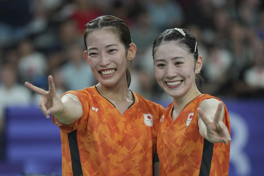 志田千陽與松山奈未。(美聯社)