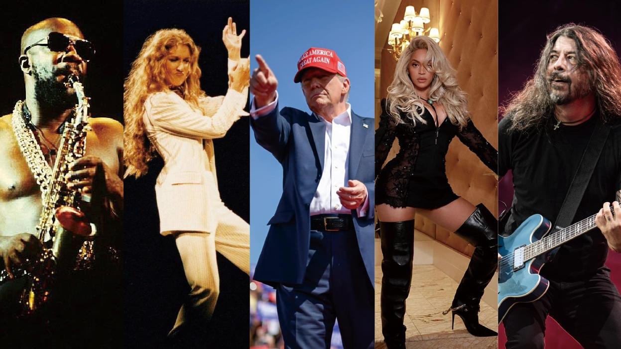 Beyoncé Celine Dion Foo Fighters警告特朗普 在競選活動禁止播放他們的歌曲