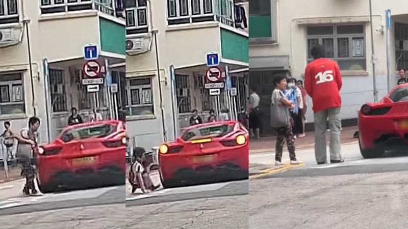 193揸法拉利倒車撞跌婆婆：我已向警方備案