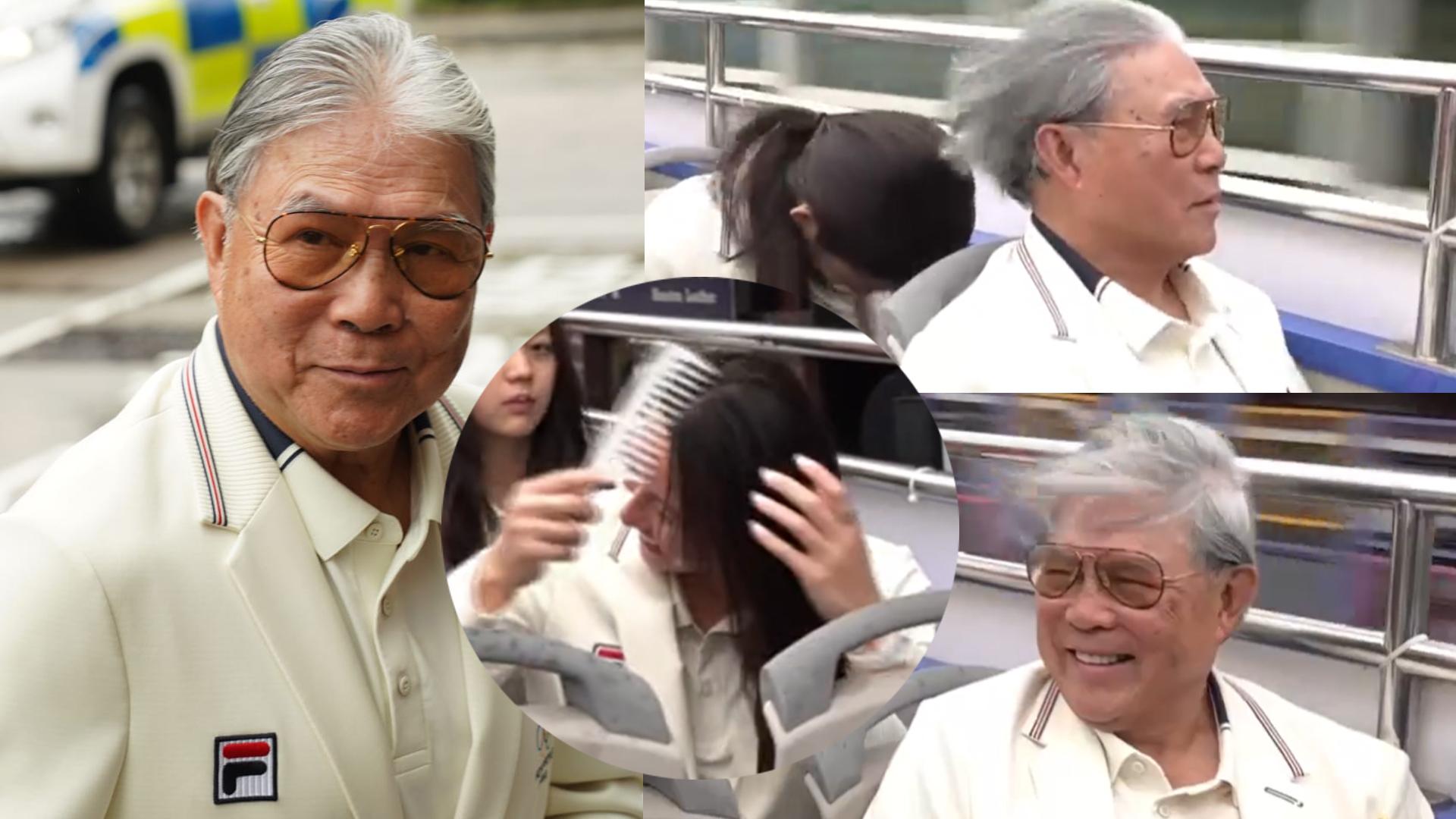 巴黎奧運港隊巡遊｜霍震霆吹到個人都歪 何詩蓓出大絕救髮型