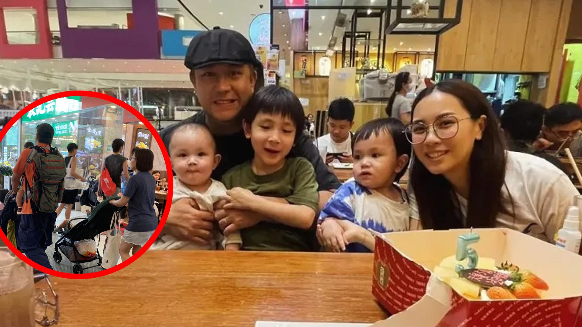 張致恒一家現身石門 雯雯透露生活開始改善