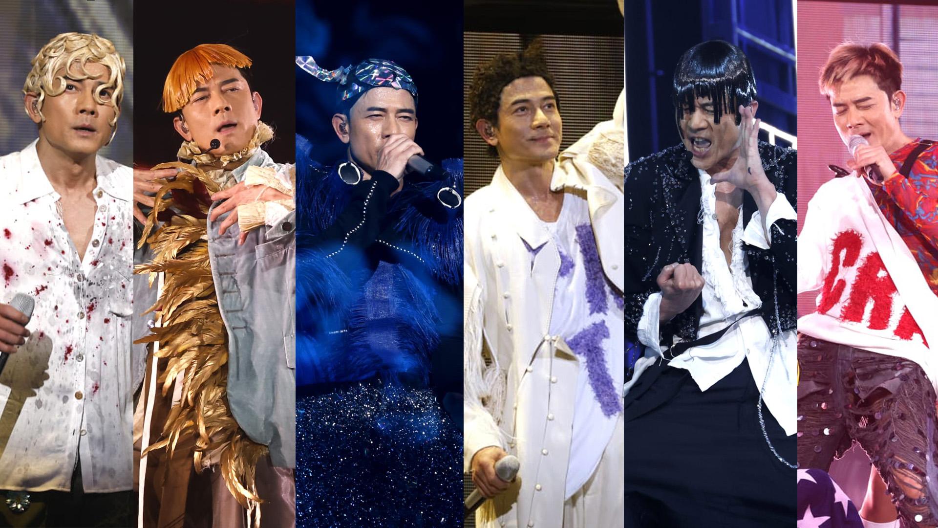 郭富城演唱會｜side-track冧fans 郭富城換N個髮型連自己都忍唔住笑