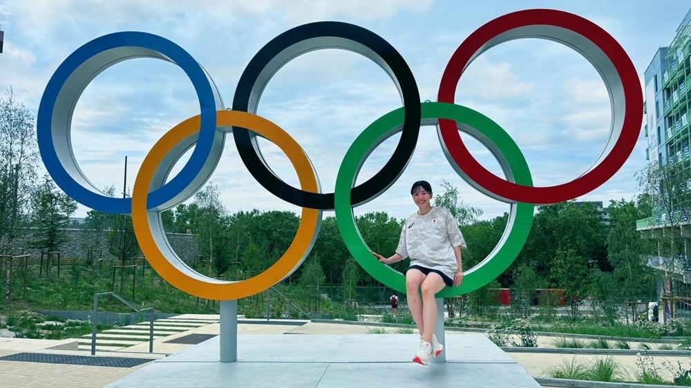 日本羽毛球代表志田千陽。(X)