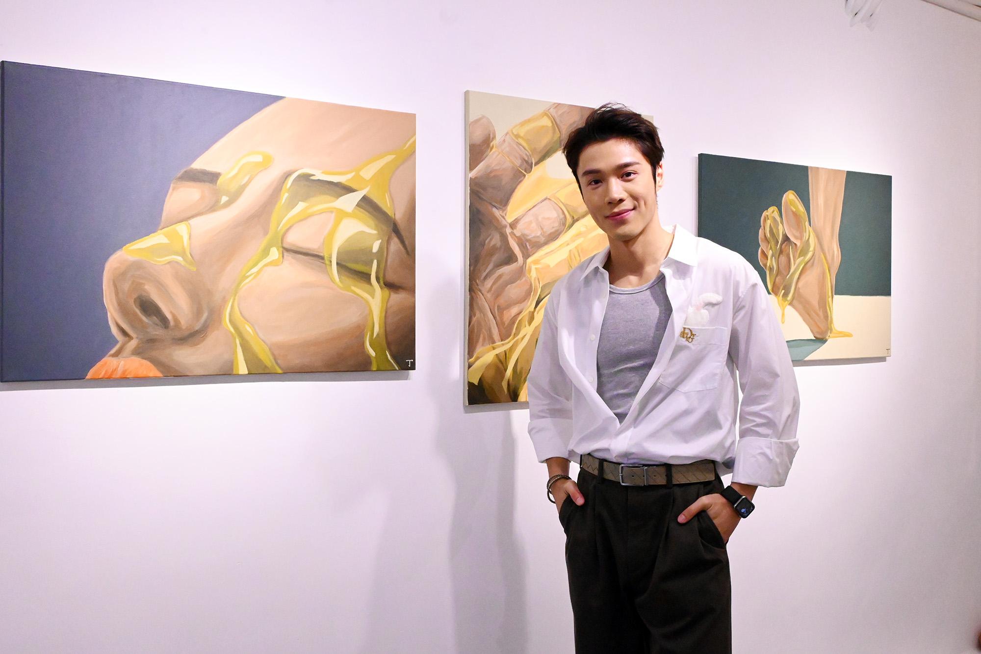 丁子朗開畫展大談人性關係 自認做斜槓族出新歌多棲發展