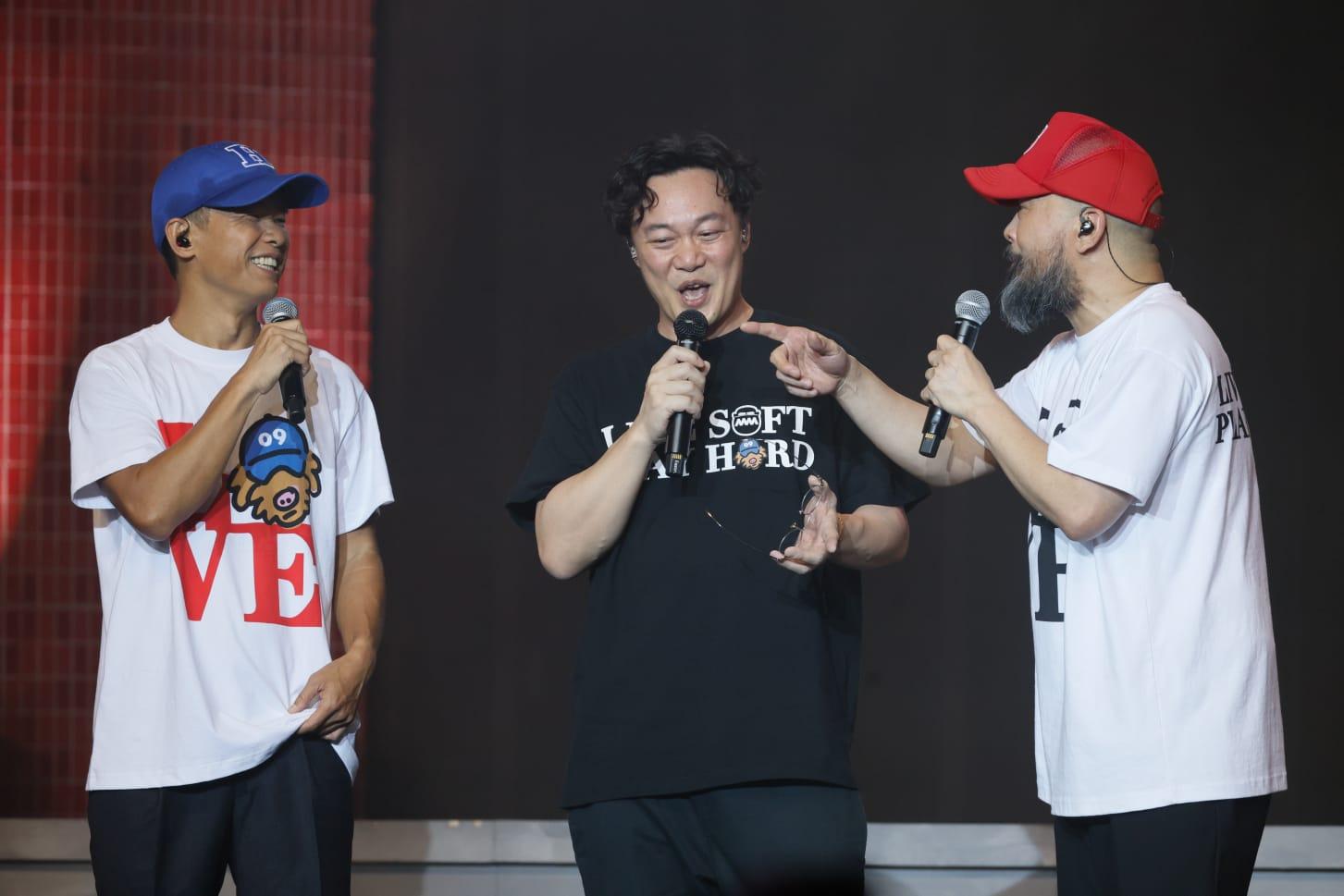 軟硬拉闊音樂會｜陳奕迅傷後首踏舞台壓軸登場  林海峰與葛民輝唔鬧交：佢有包容德性