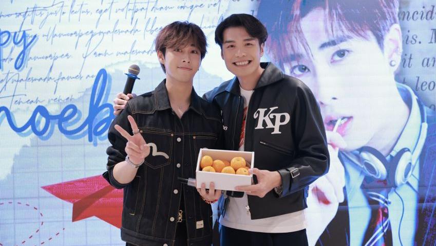 Phoebus@P1X3L生日提前與fans慶祝 獲張小倫送蜜柑 