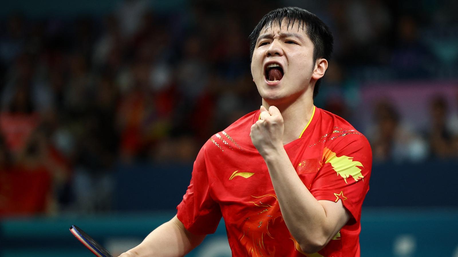 中國擊敗法國後，將與瑞典爭金。