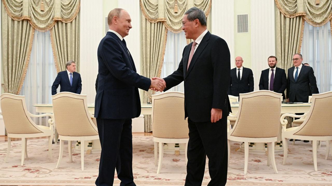 李強與普京會面　冀中俄重視用科技創新、產業創新驅動合作