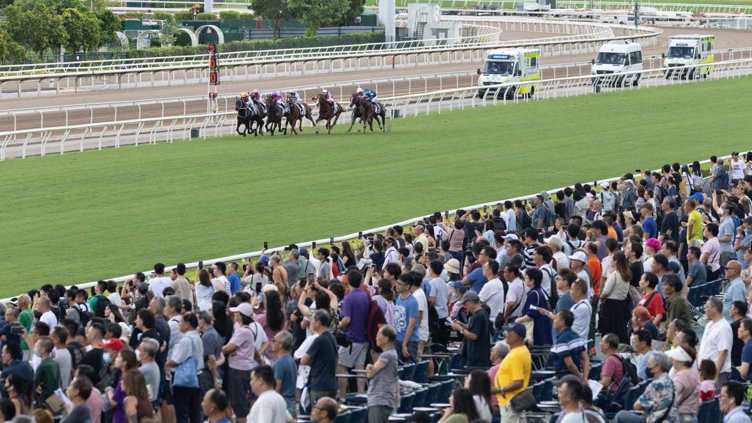 馬會去年投注額錄3,049億。(資料圖片)