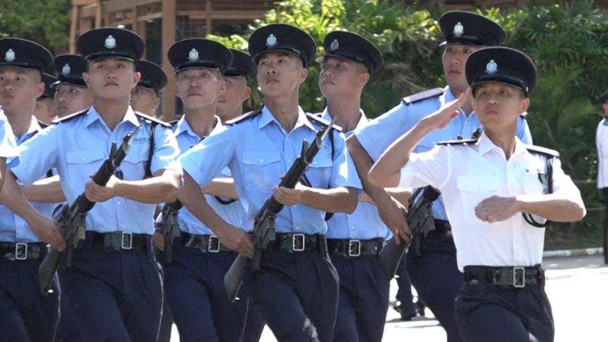 今年首5月投考警員獲聘人數較去年增逾5成，蕭澤頤：非常鼓舞。(RTHK)