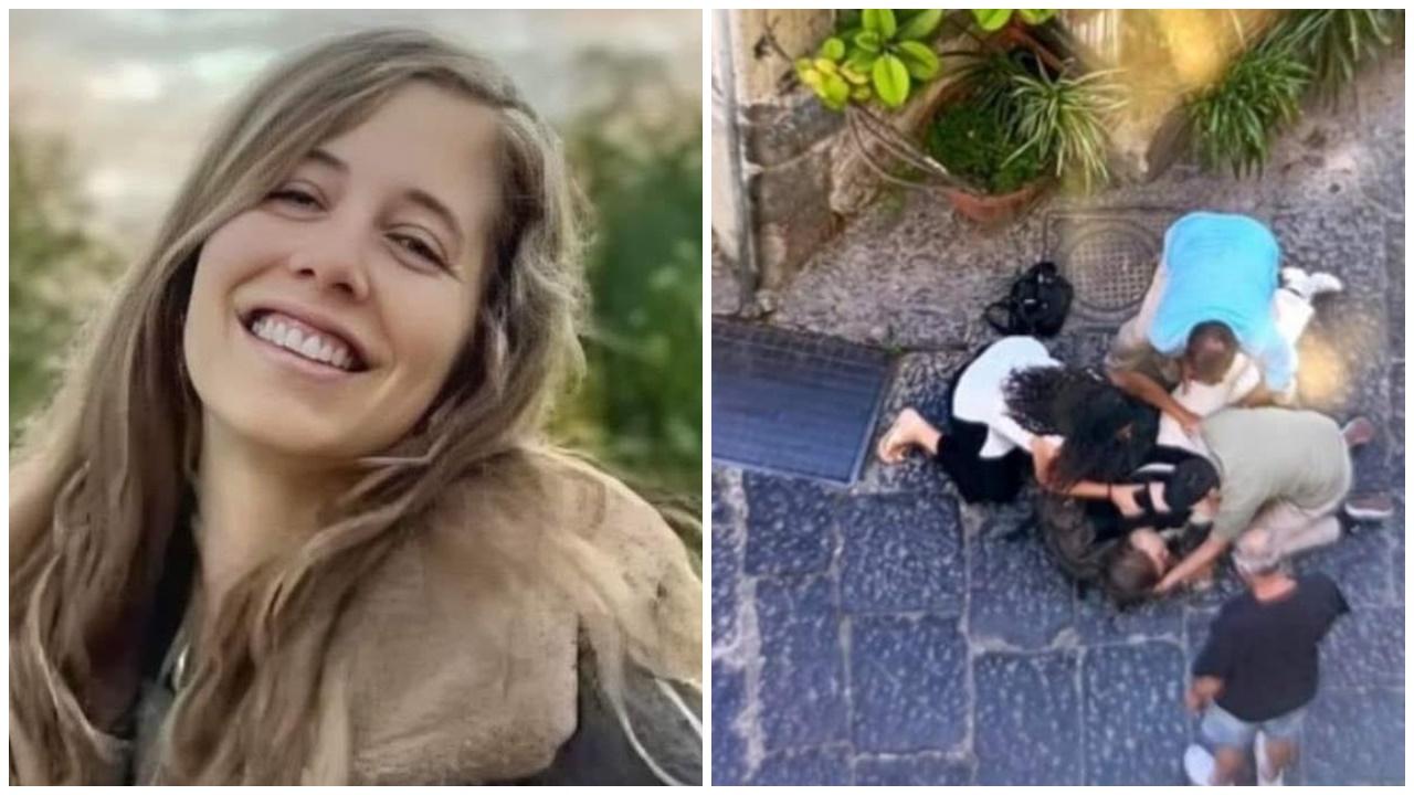 Prada女經理偕男友遊那不勒斯，突然天降雕像砸中慘死。(X)