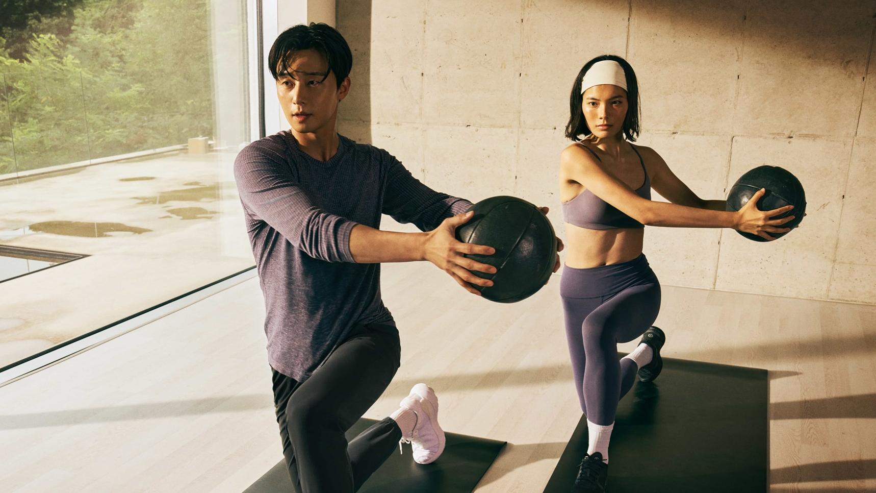 朴敘俊鼓勵藉運動作藉由運動 為lululemon「Together we grow」企劃擔任大使 