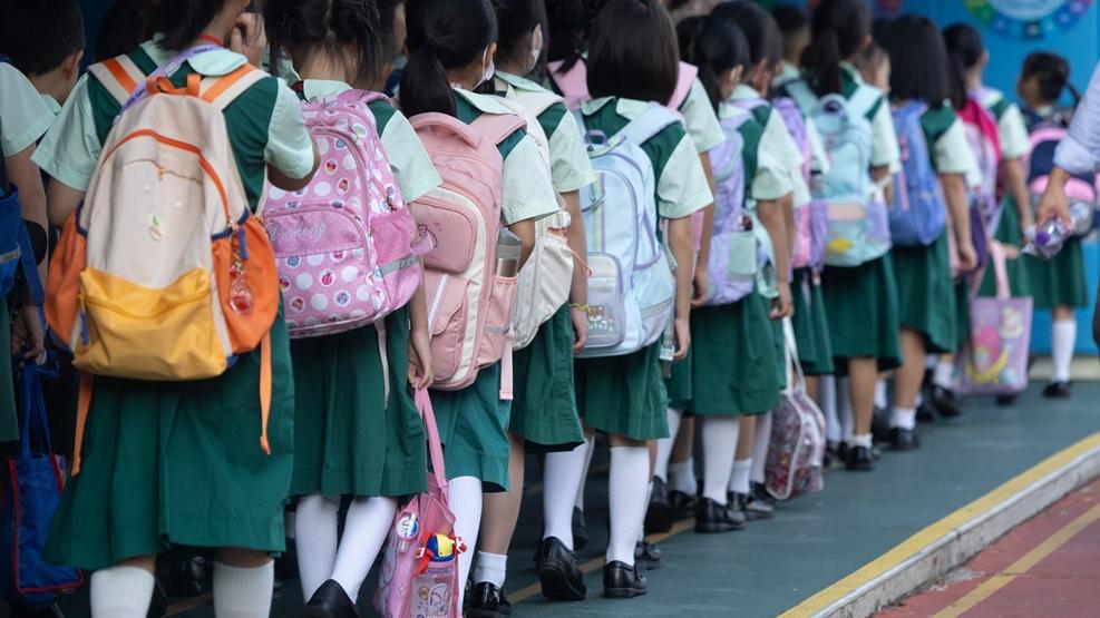 開學日學生上學情況