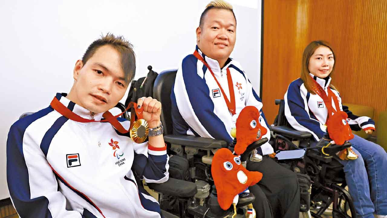 何宛淇盼生命影響生命  龍子健：打到不能再打  硬地滾球得獎運動員分享經歷