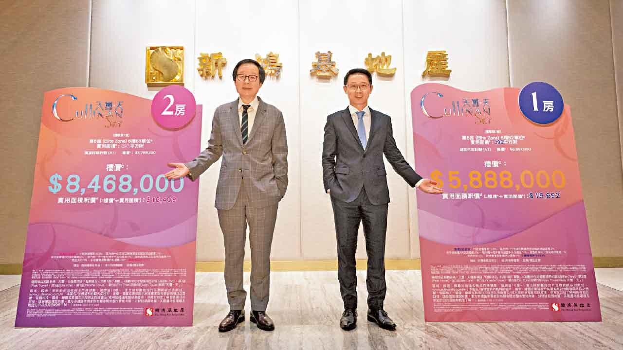 啟德地王天璽．天入場費476萬 平均呎價僅貴地價10%