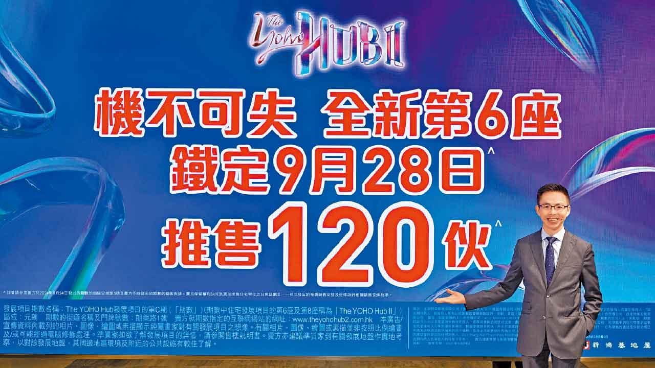 減息後首新盤開賣 The YOHO Hub II入場價683萬