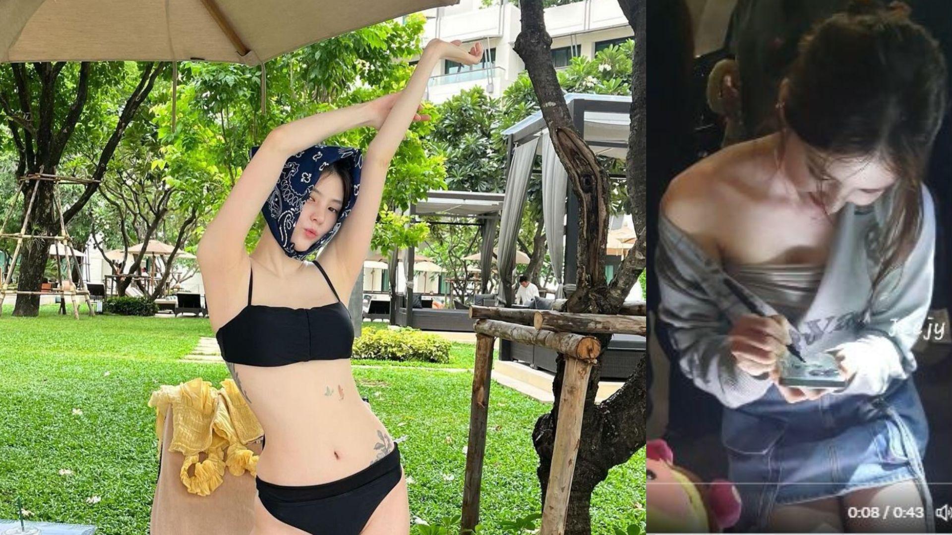 韓韶禧性感又親民 赴泰國跪地跌膊派簽名