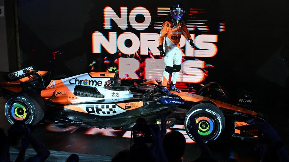 諾里斯在新加坡站奪冠。(路透社)