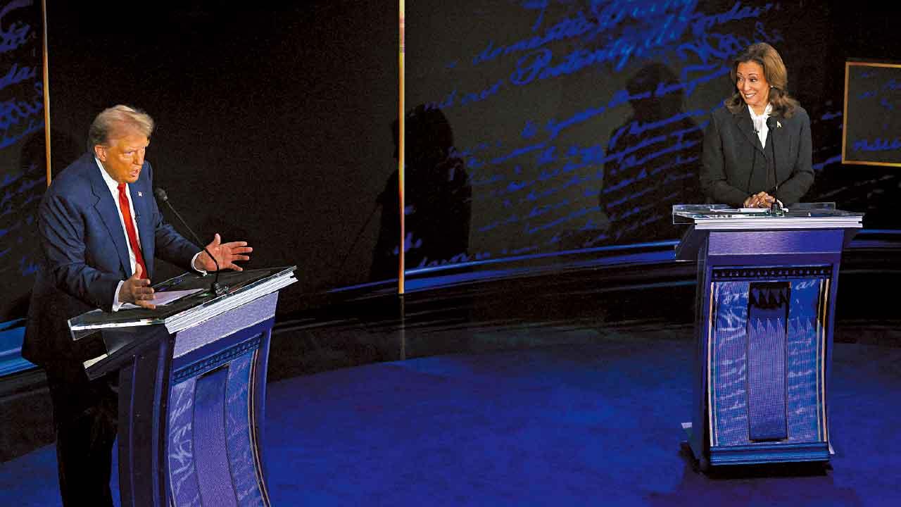 首度辯論交鋒  民調：賀錦麗壓倒特朗普