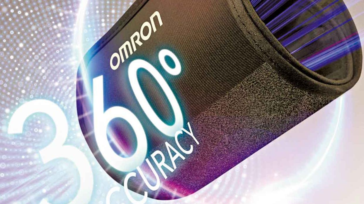 日本歐姆龍OMRON家用血壓計 智能臂帶一戴即Fit 360度精準測量 簡單舒適易戴