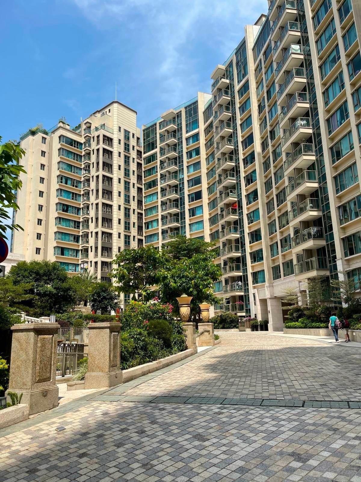 大埔白石角逸瓏灣一期剛錄18座中層A室，單位實用面積1,229方呎，呎租39.1元。(中原圖片)