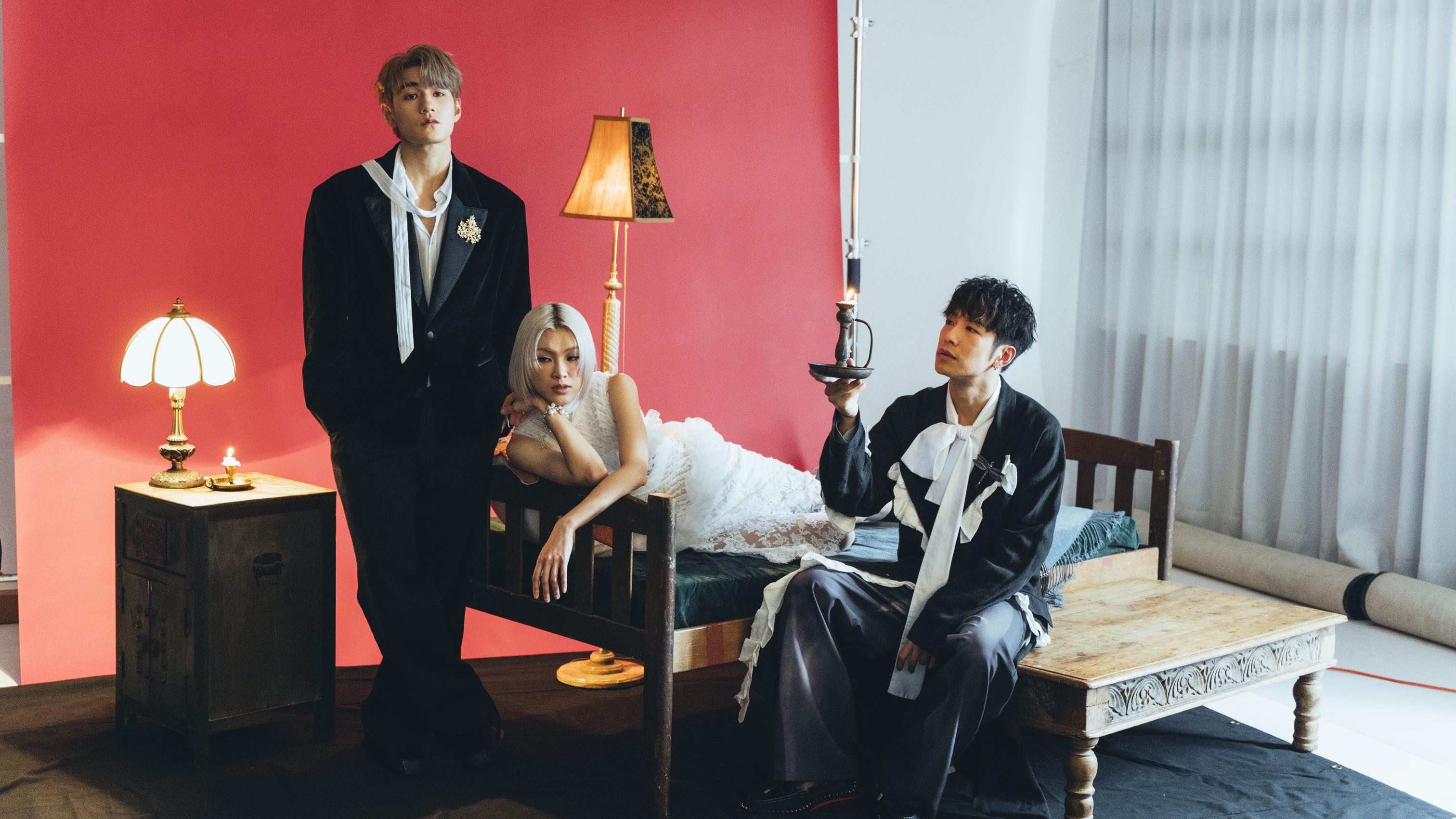 陳蕾洪嘉豪魏浚笙首合體開騷 集「曼玉腦」「國榮腳」「城武樣」拍海報