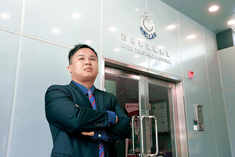 警員阿波與同袍接到「自殺預告」後，僅用一小時便成功救回事主。(《警聲》)