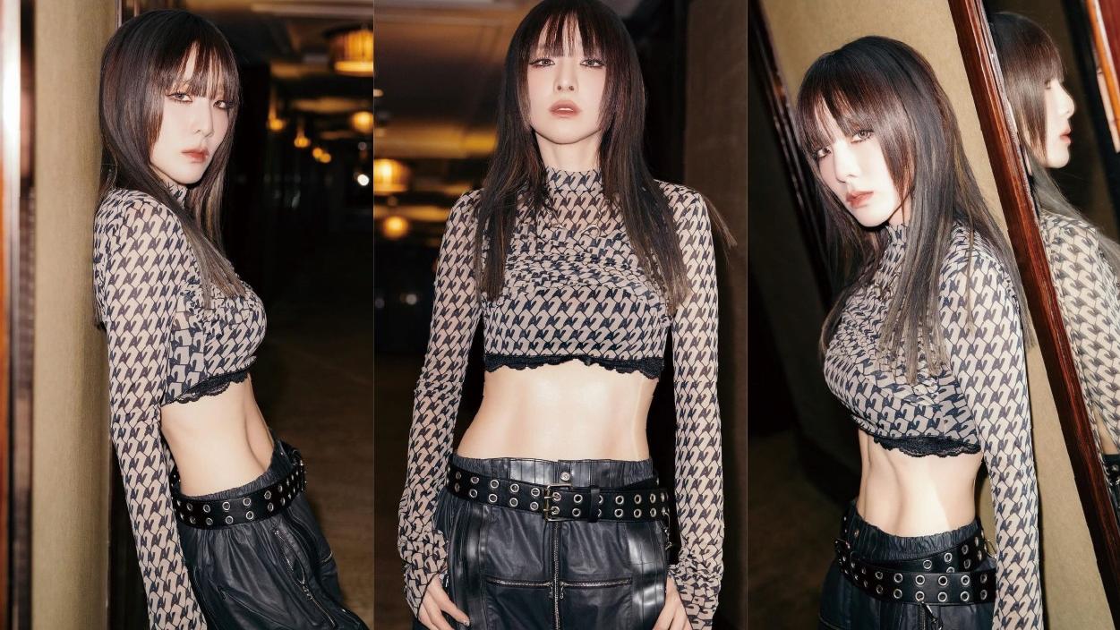 Dara@2NE1嚴格身材管理 蒙古晒11字紋腹肌