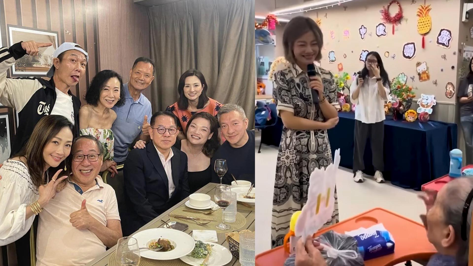 龍婷到老人院獻唱洗底 丘亞葵轉孖《中年好聲音》另一成員出席飯局