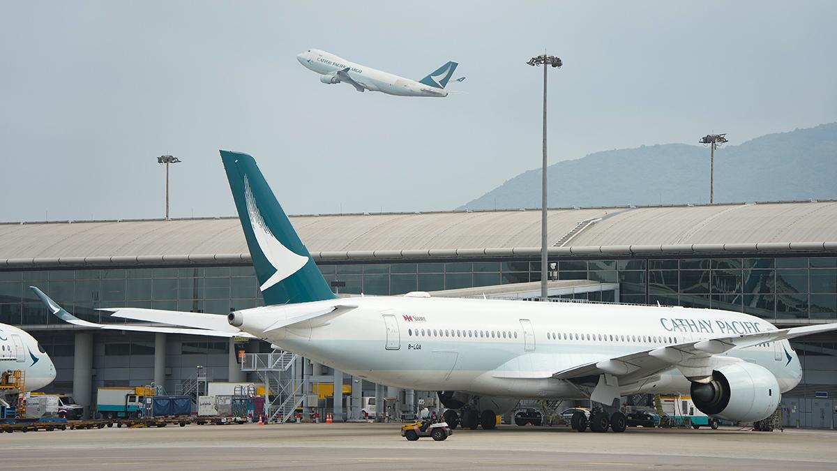 國泰航空預期所有受影響A350航機日內恢復運作。(資料圖片)