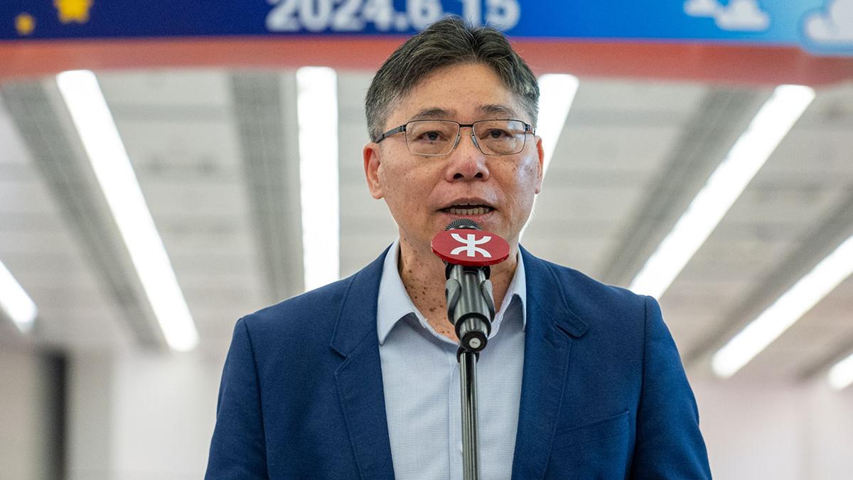 林世雄表示，本港未來合共會有6個陸路管制站設鐵路接駁。(資料圖片／陳奕釗攝)