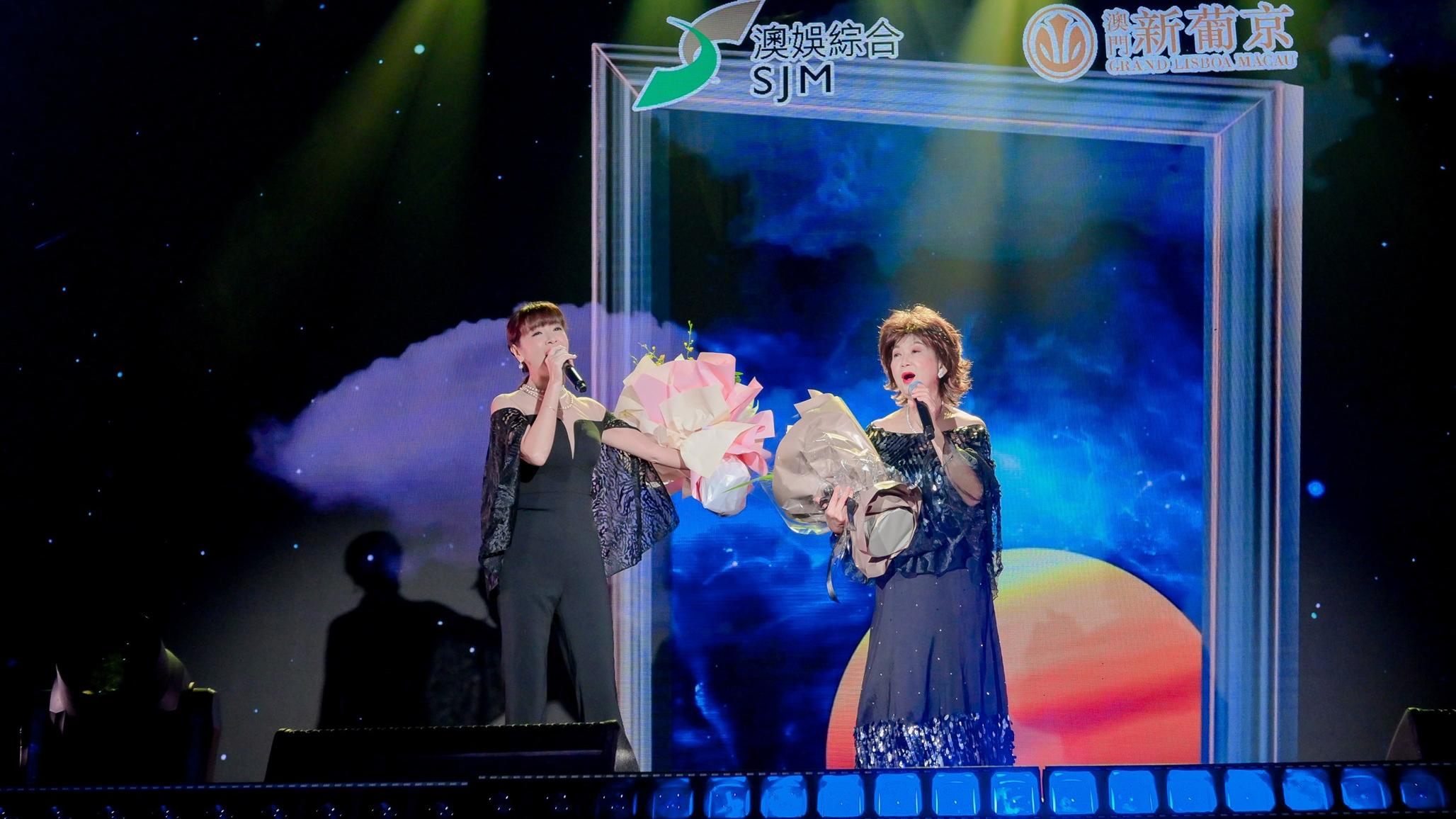 朱咪咪在剛過的周日於新葡京宴會廳開騷，吸引眾多樂迷前住參加。