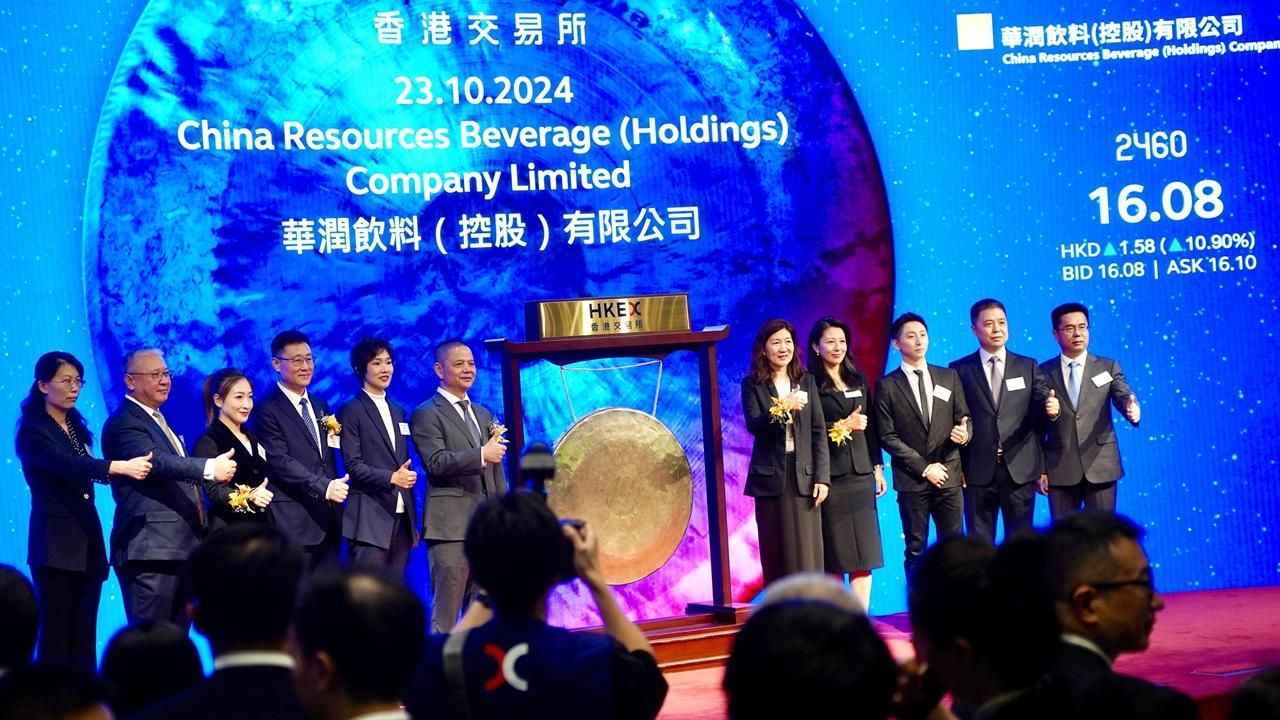 華潤飲料的認購情況亦相當熱烈，估計新股市場將有望復甦。