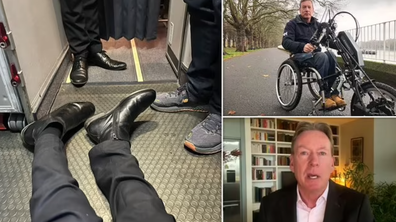 輪椅禁帶上機 亦無機艙輪椅 傷殘記者被迫爬入廁所惹議