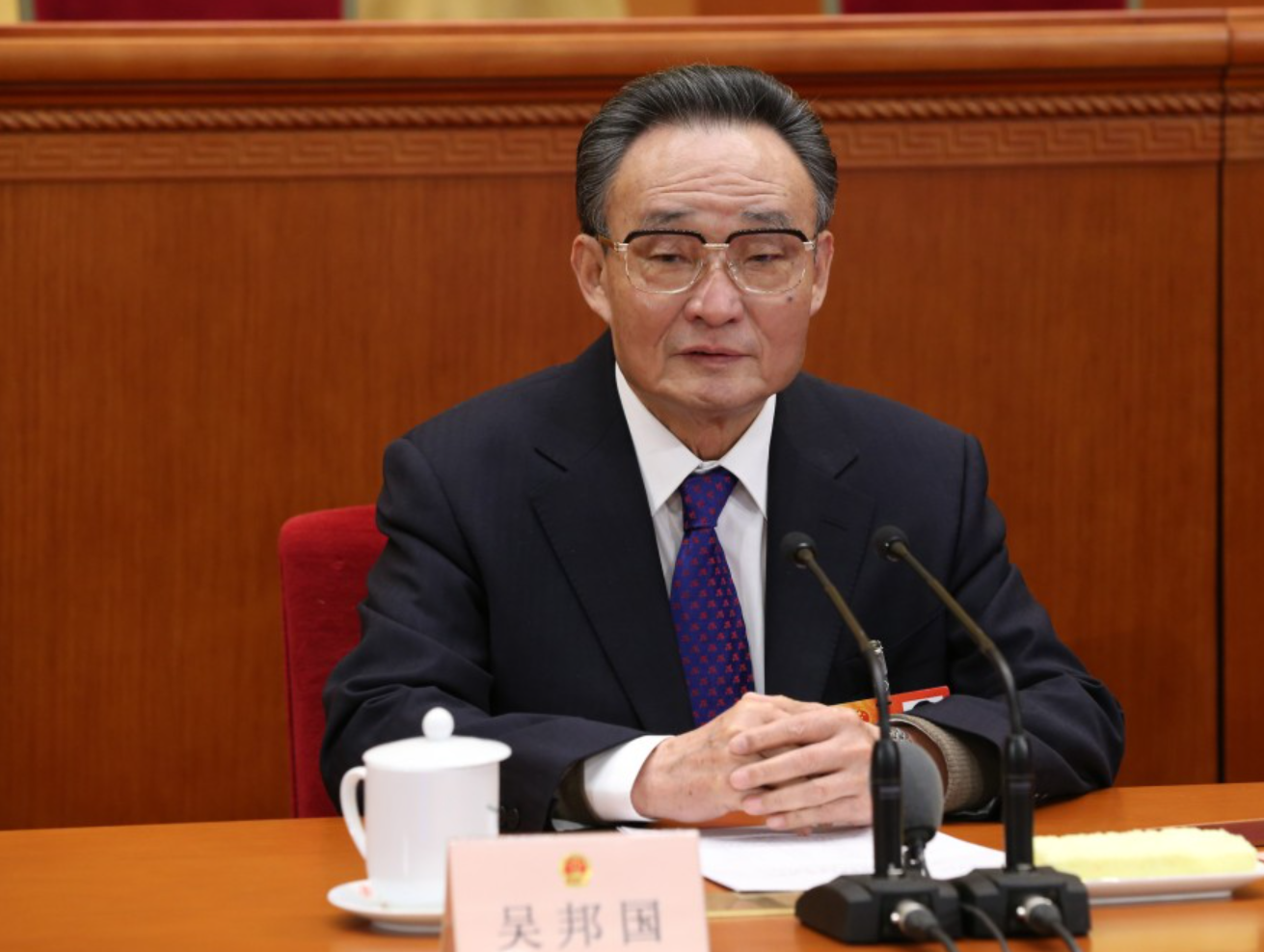 前全國人大委員長、前副總理吳邦國逝世，享年84歲。(新華社資料圖片)