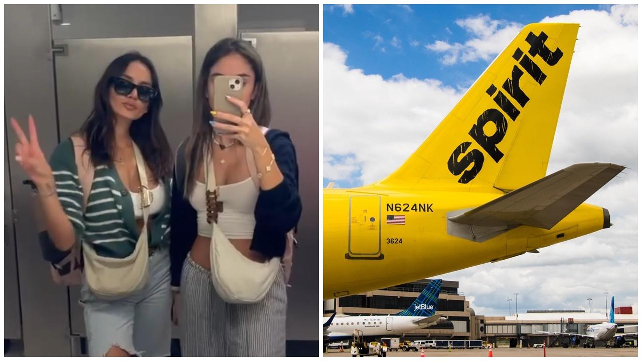 2女搭機穿露臍裝被空少勸遮蔽，不服遭趕落機兼無退款。(IG)