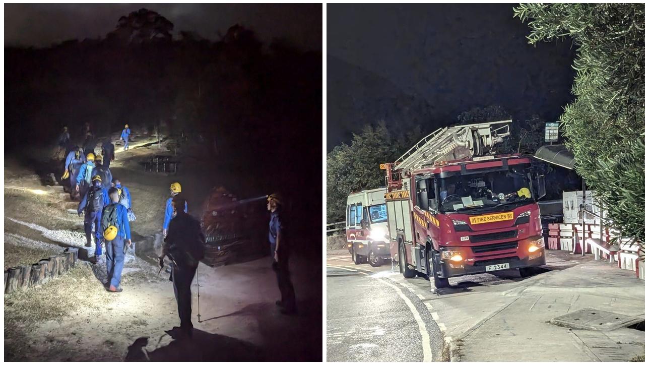 大東山兩男女行山迷路，搜救2小時後尋回。(香港突發事故報料區及討論區@FB)